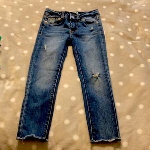 Little girls skinny Levi’s jeans adjustable waist